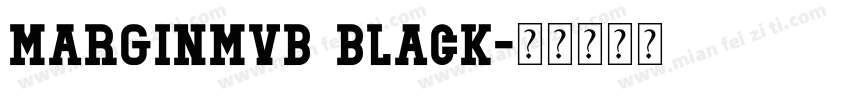 MarginMVB Black字体转换